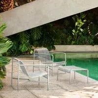 Lounge Set with Ottoman - Galvanised