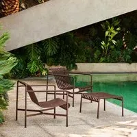 Lounge Set with Ottoman - Iron Red