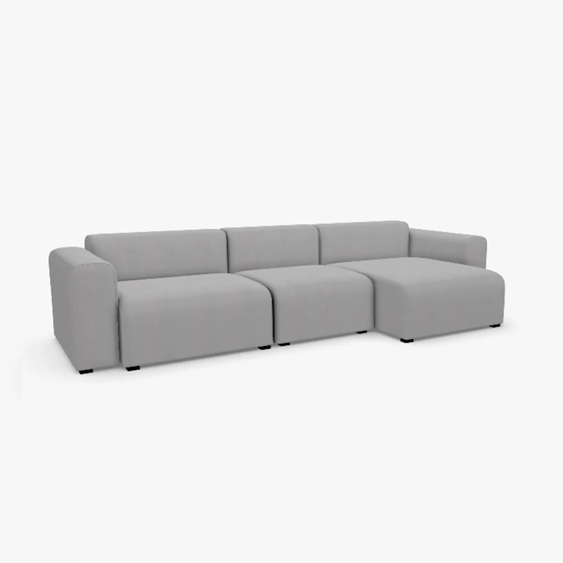 Mags 2-Seater Sofa Low Armrest Left - Steelcut Trio 105 image