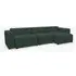 Mags 2-Seater Sofa Low Armrest Left - Steelcut Trio 966