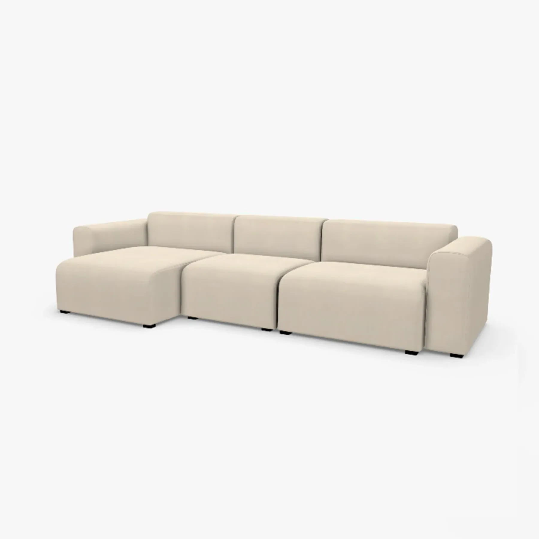 Mags 2-Seater Sofa with Low Armrest Left - Raas 982