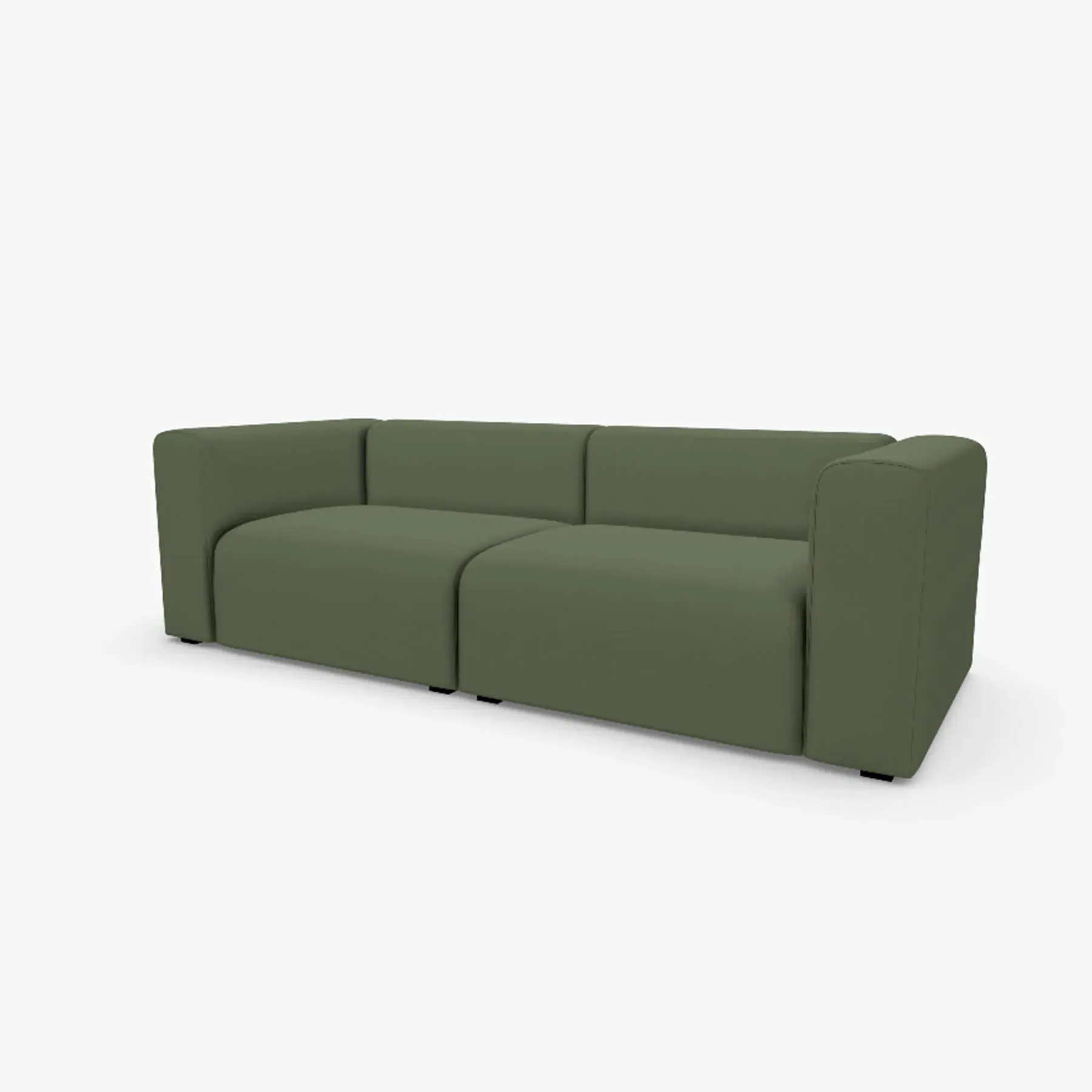 Mags 2.5-Seater Sofa - Linara 100, High Arms