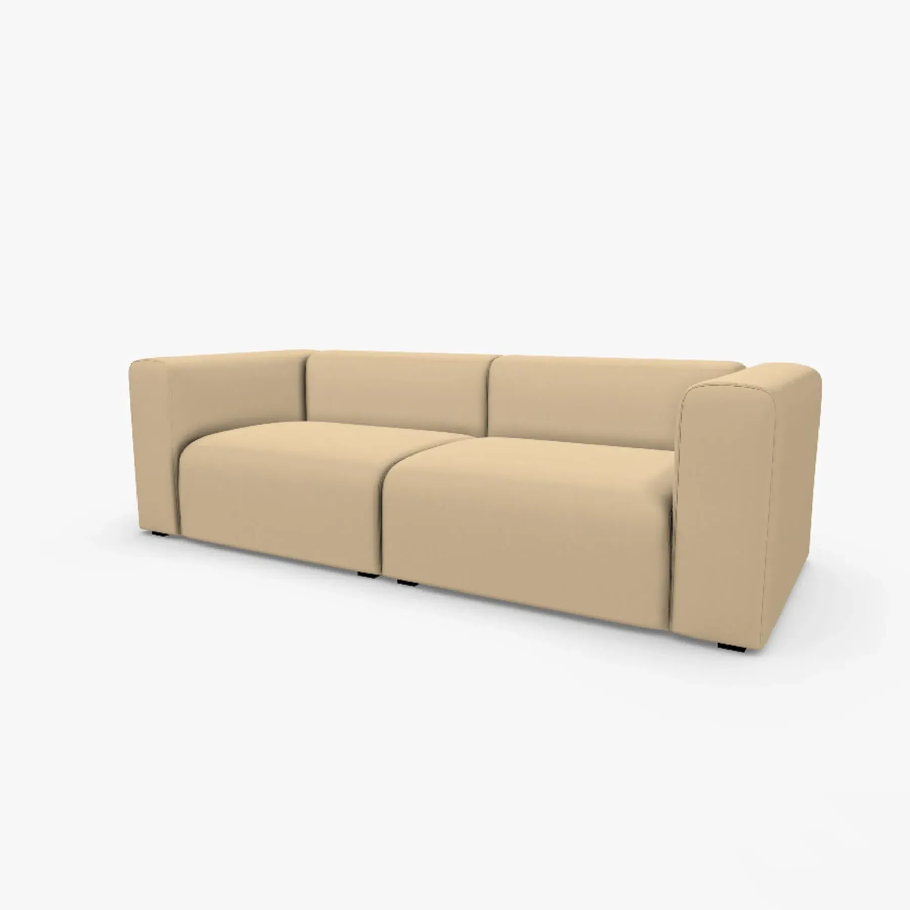 Mags 2.5-Seater Sofa - Linara 261, High Arms