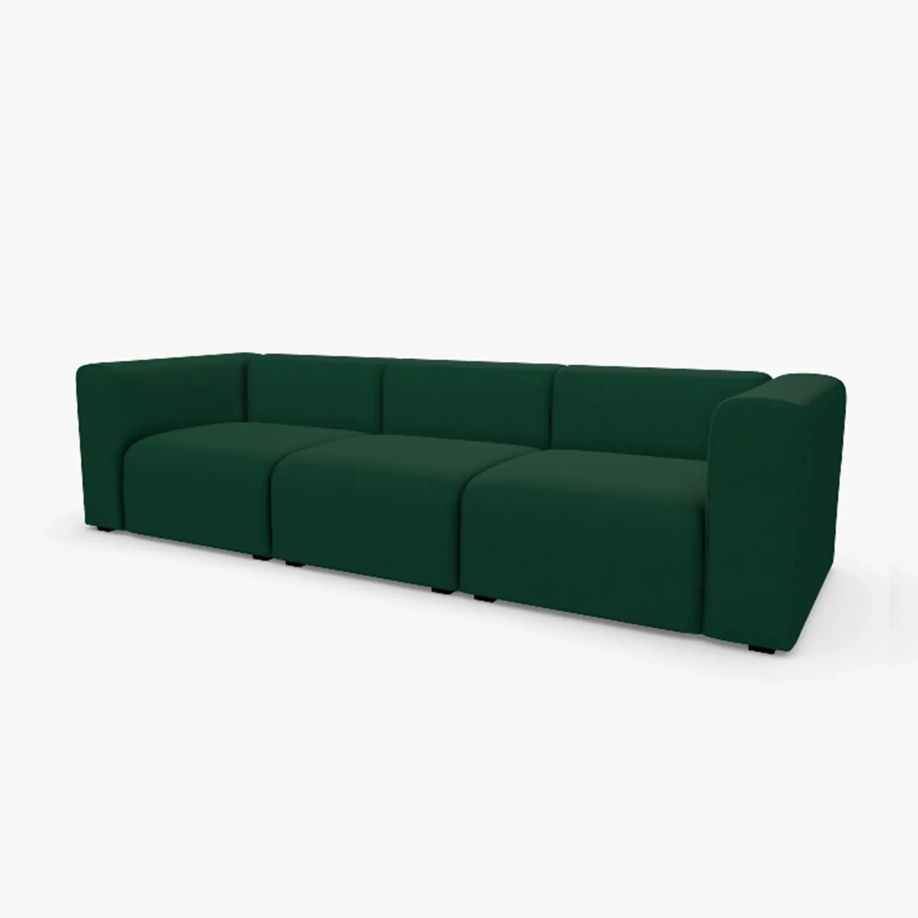 Mags 3-Seater Sofa - Hallingdal 944, High Arms