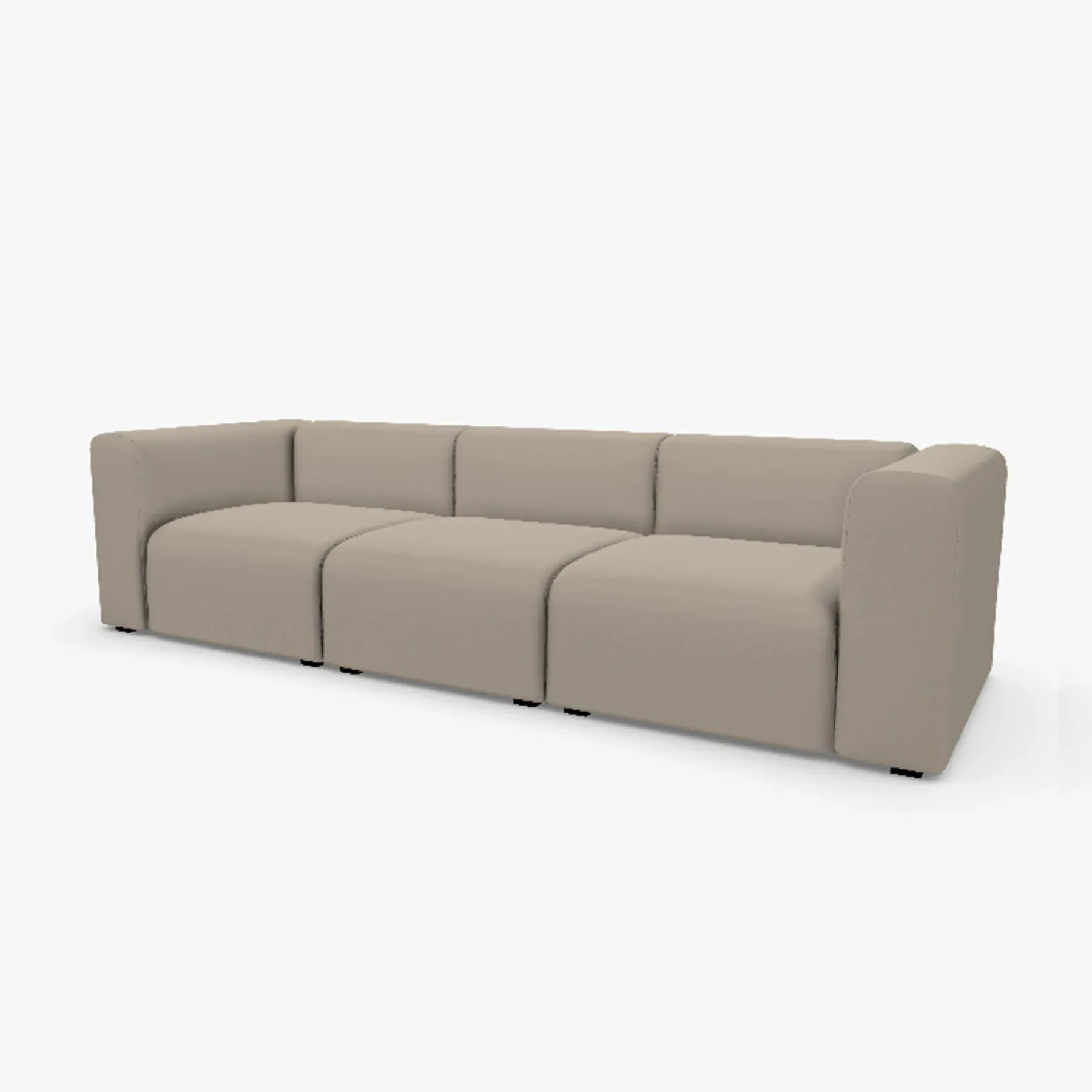 Mags 3-Seater Sofa - Linara 441, High Arms