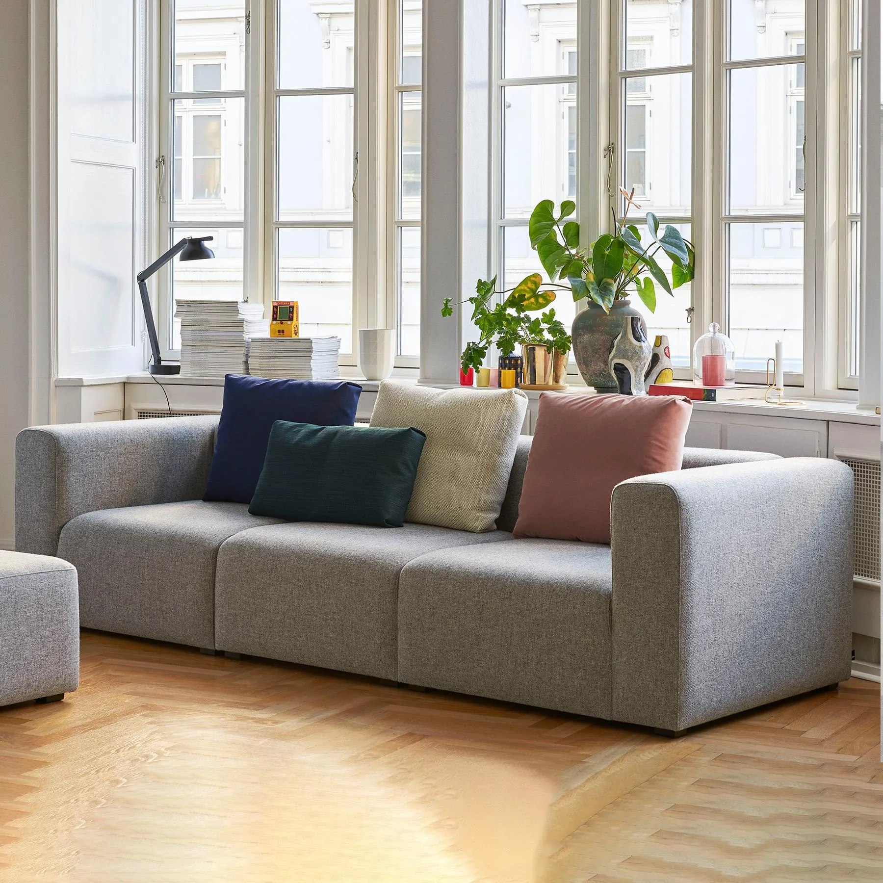 Mags 3-Seater Sofa - Linara 90, Low Arms
