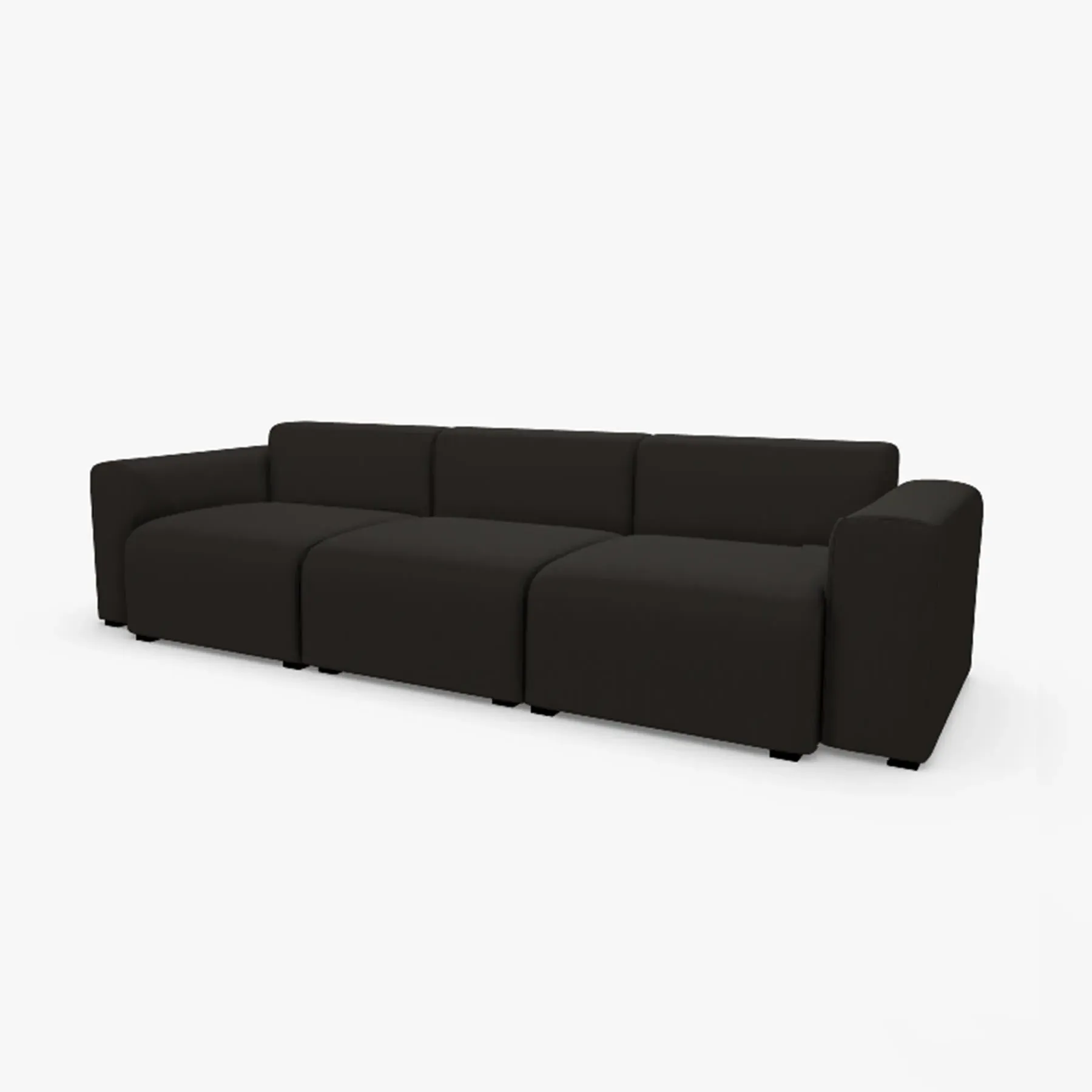 Mags 3-Seater Sofa - Linara 90, Low Arms