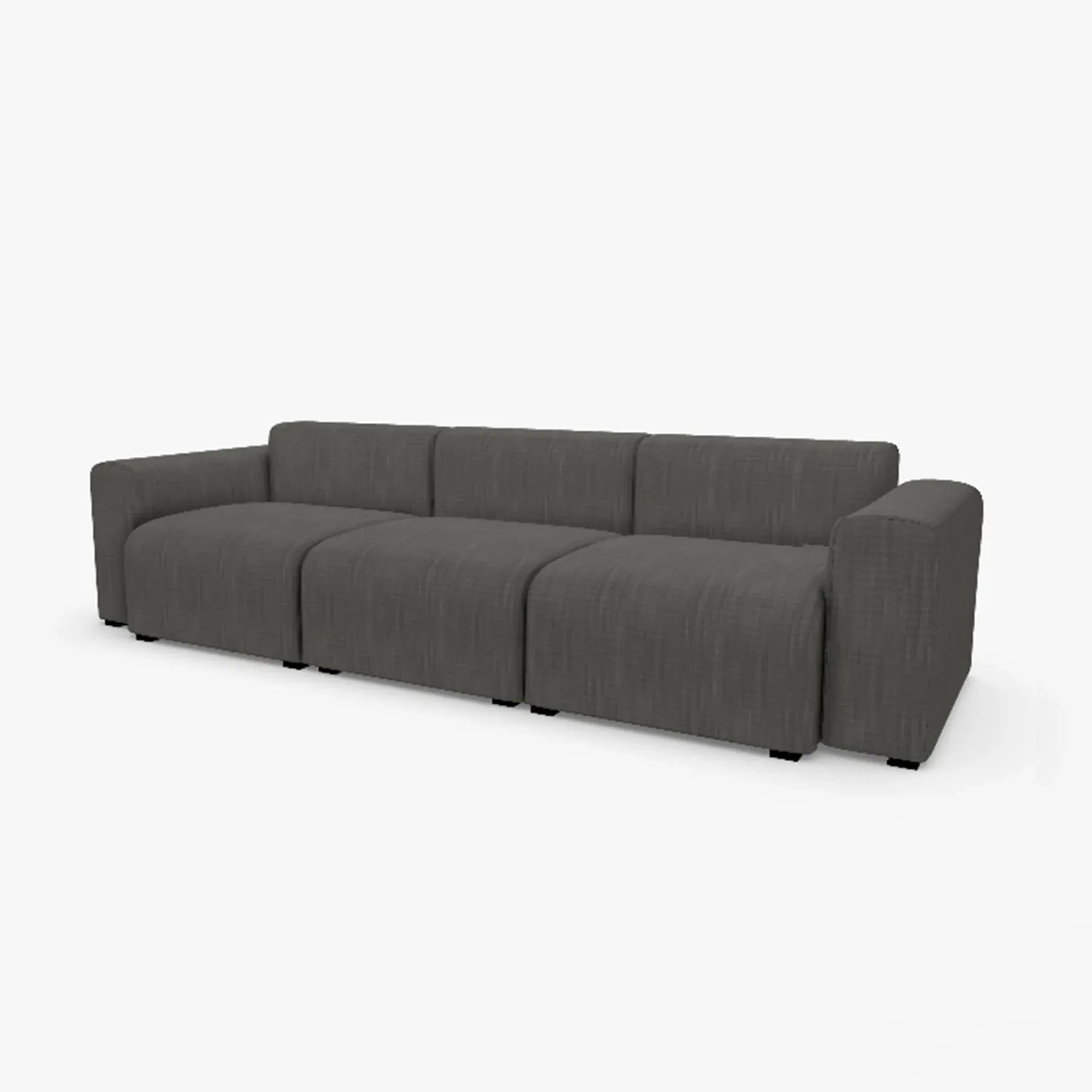 Mags 3-Seater Sofa - Raas 142, Low Arms