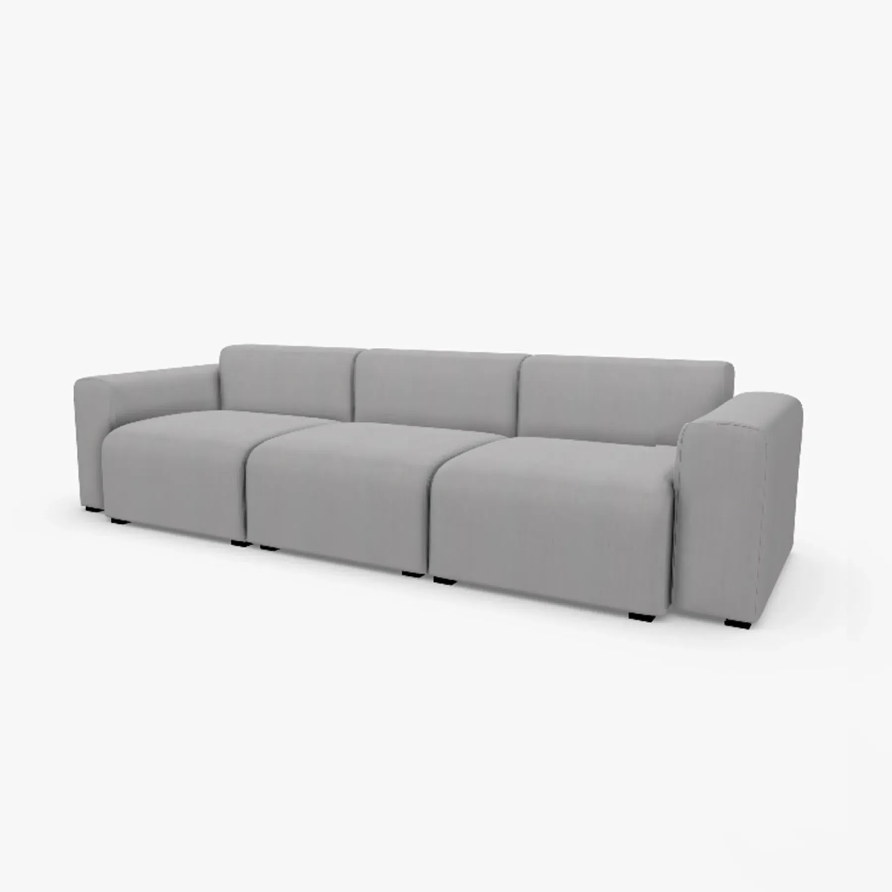 Mags 3-Seater Sofa - Steelcut Trio 105, Low Arms