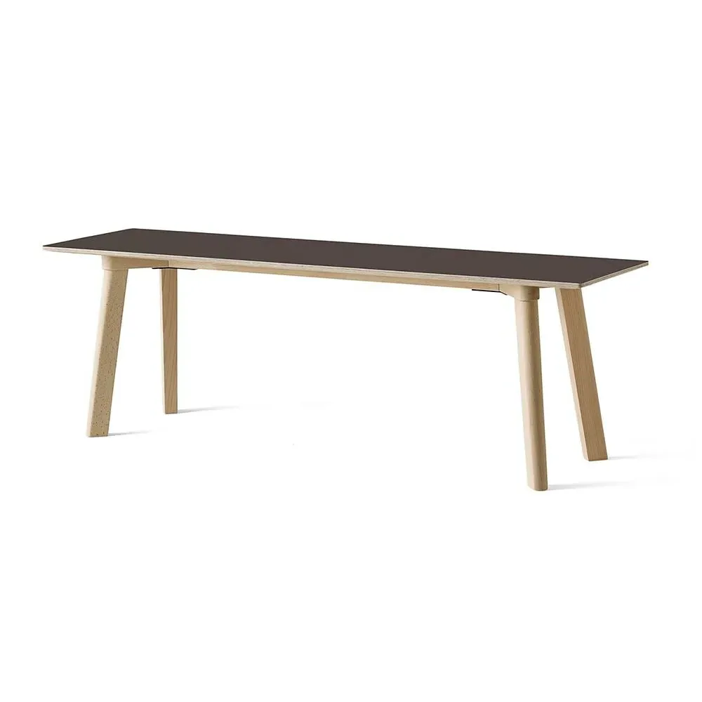 Medium Bench with Laminate Top - Grey, Beech