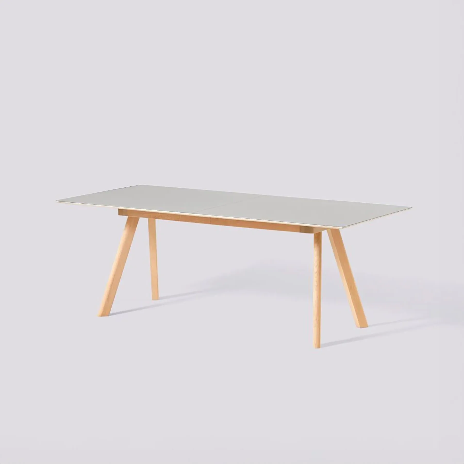 Medium Extendable Dining Table - Grey, Oak