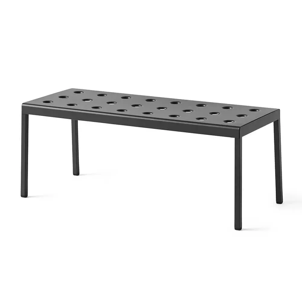 Medium Outdoor Coffee Table - Anthracite, Steel