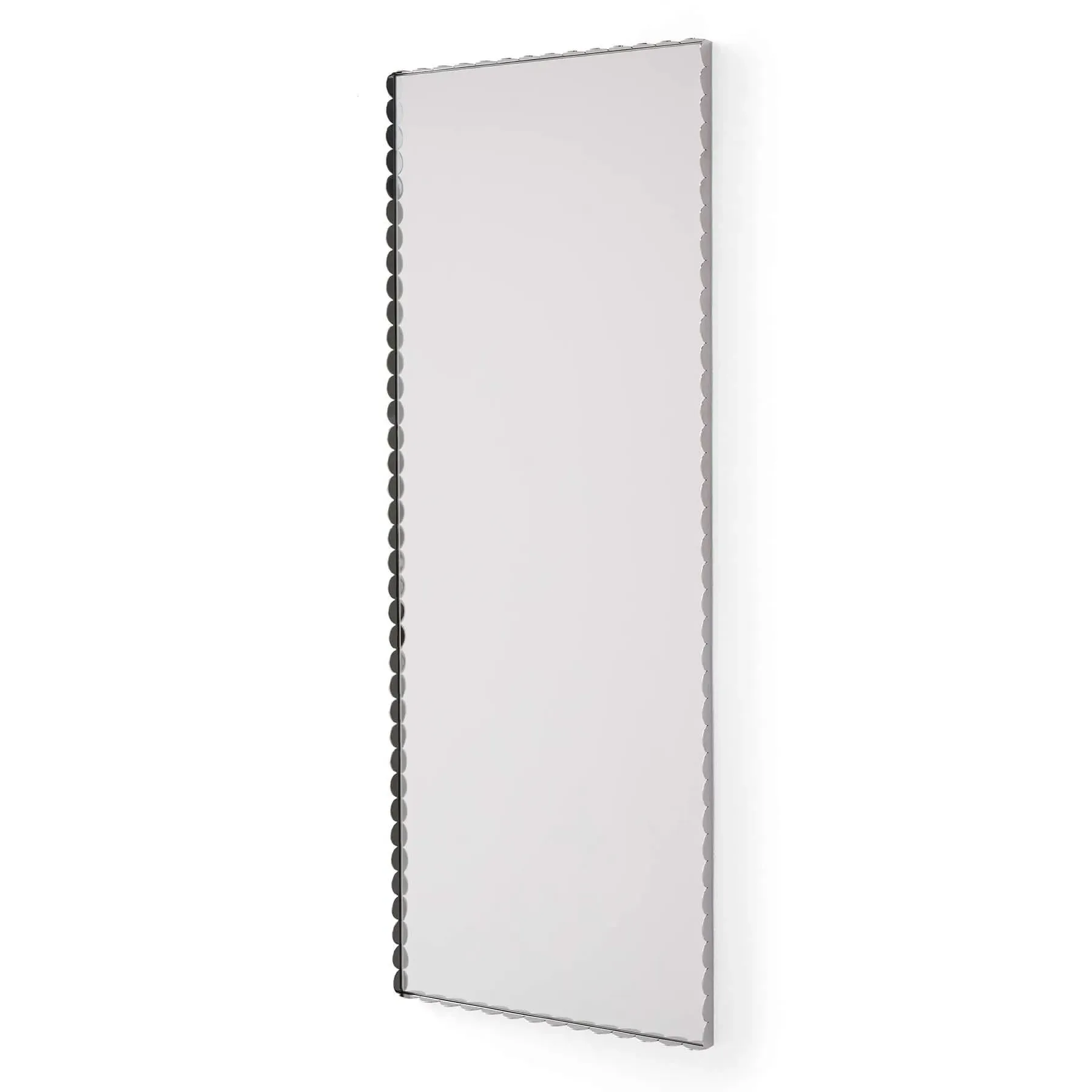 Medium Rectangular Mirror - Green, Metal