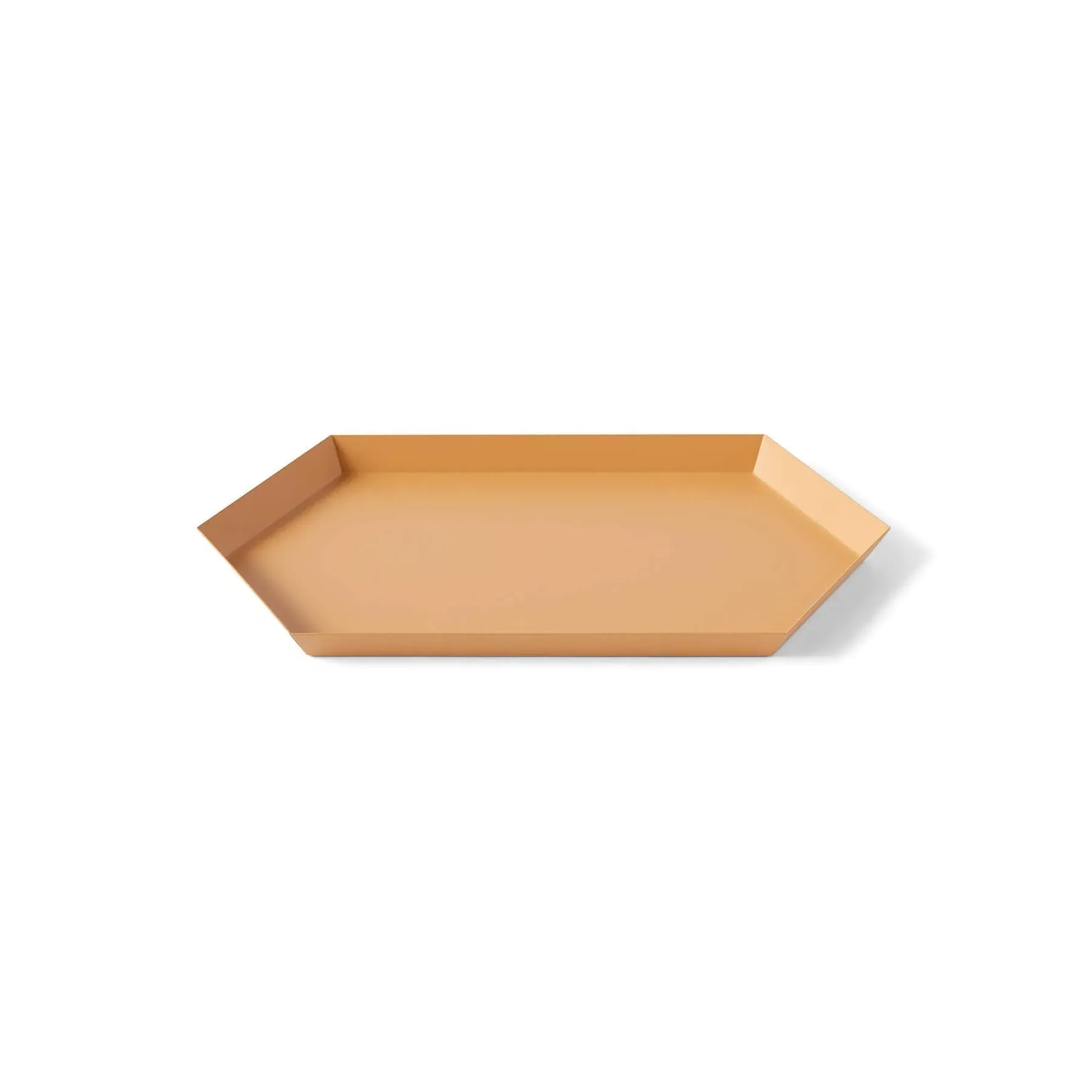 Medium Serving Tray Geometric - Butterscotch, Steel