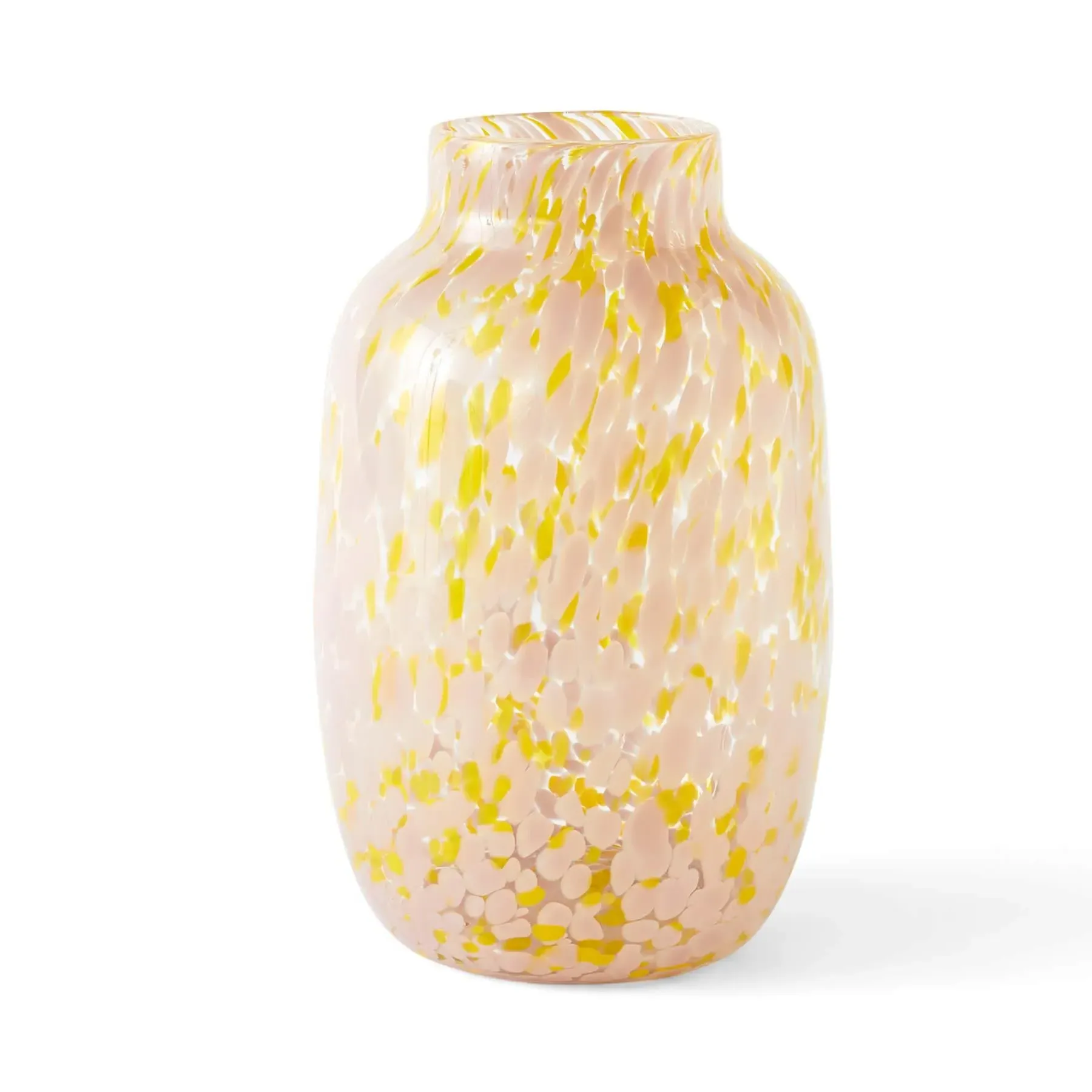 Medium Splash Vase - White, Glass