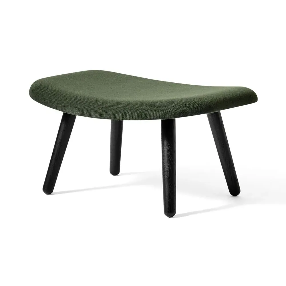 Ottoman with Upholstery - Grey, Oak