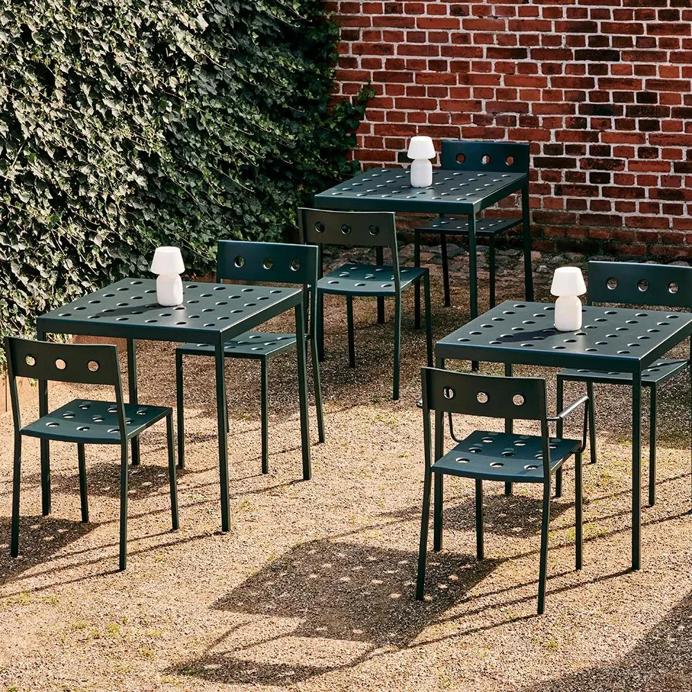 Outdoor Armchair Stackable - Anthracite, Steel