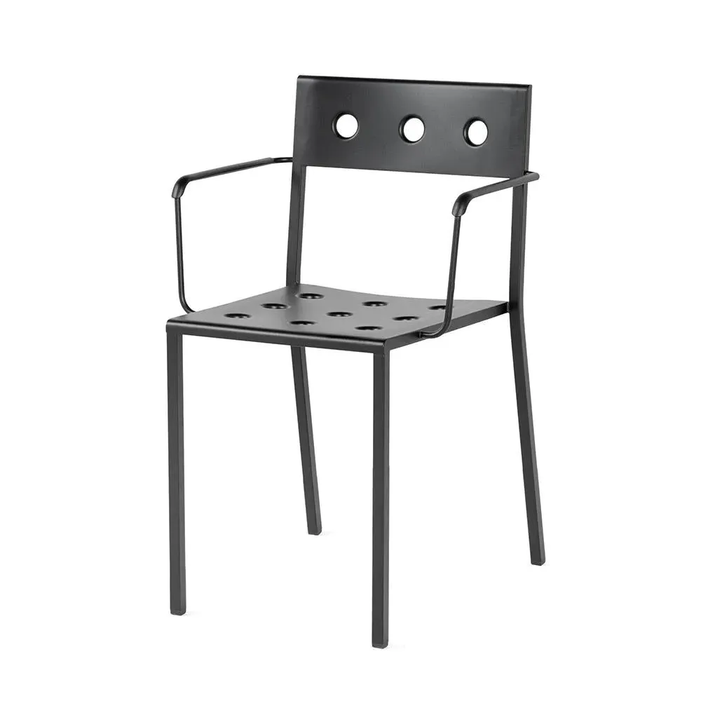 Outdoor Armchair Stackable - Anthracite, Steel