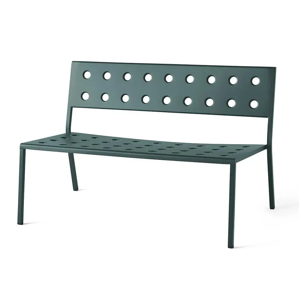 Outdoor Lounge Bench - Chalk Beige, Steel