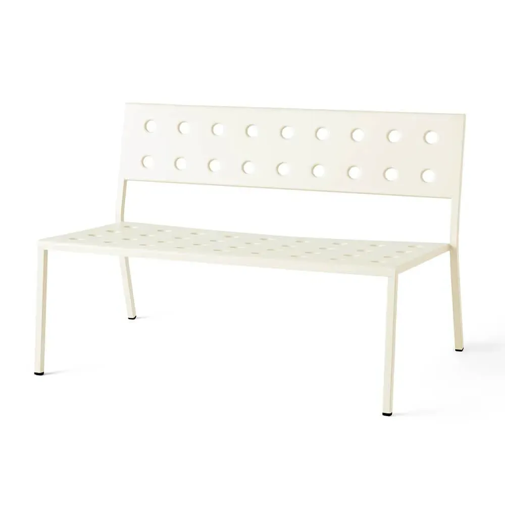 Outdoor Lounge Bench - Chalk Beige, Steel