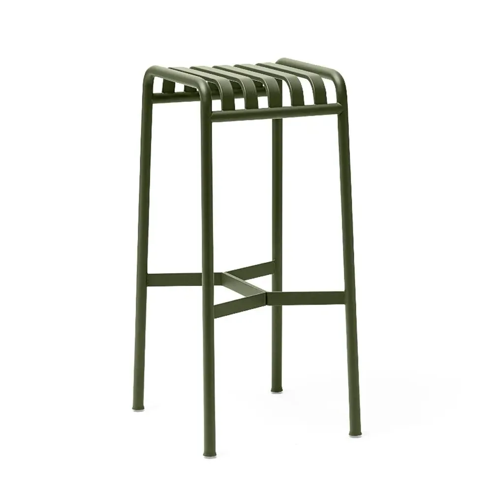 Palissade Bar Stool - Iron Red, Steel