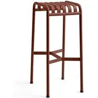 Palissade Bar Stool - Iron Red, Steel