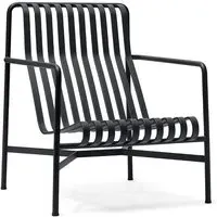 Palissade High Lounge Chair - Anthracite, Steel