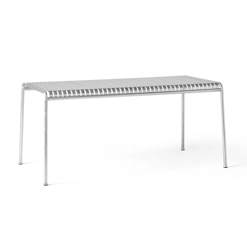 Palissade Large Dining Table - Hot Galvanised, Steel