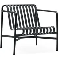 Palissade Low Lounge Chair - Anthracite, Steel