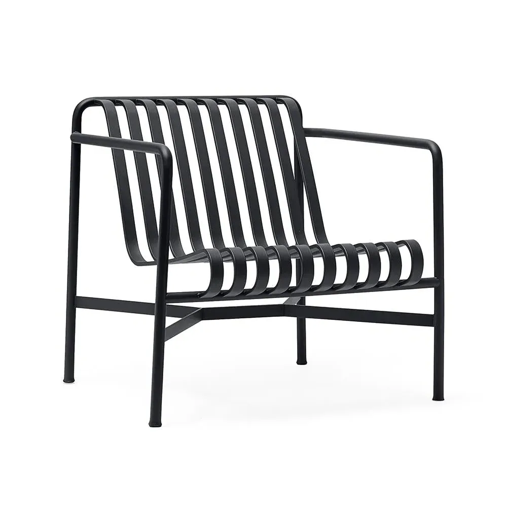 Palissade Low Lounge Chair - Anthracite, Steel image