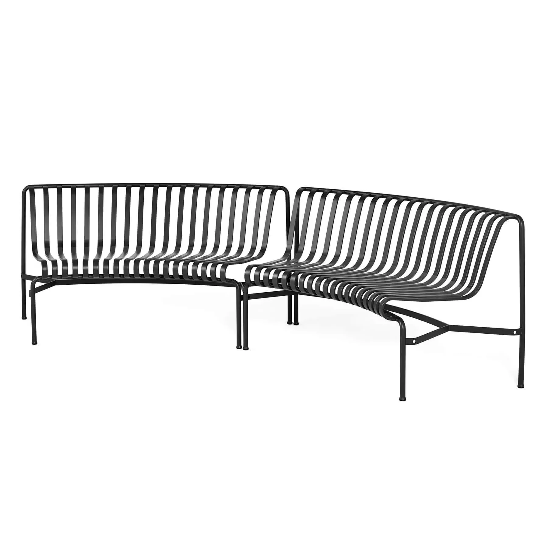 Palissade Park Dining Bench In In - Anthracite