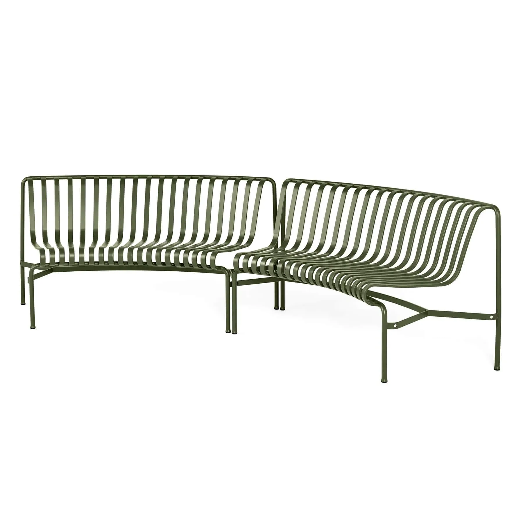 Palissade Park Dining Bench In In - Olive