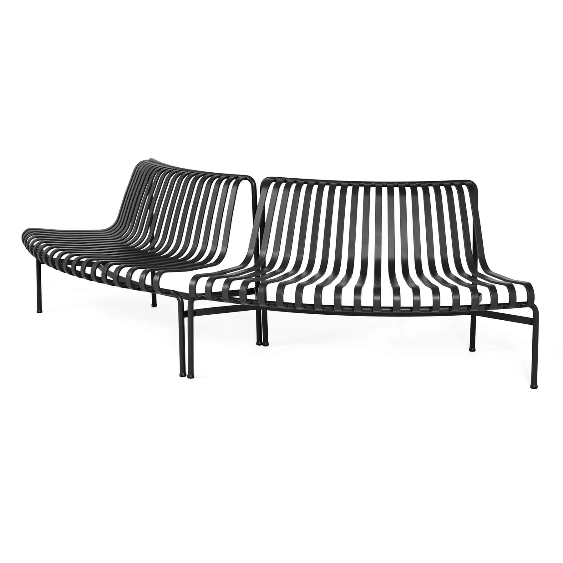 Palissade Park Dining Bench Out Out - Anthracite