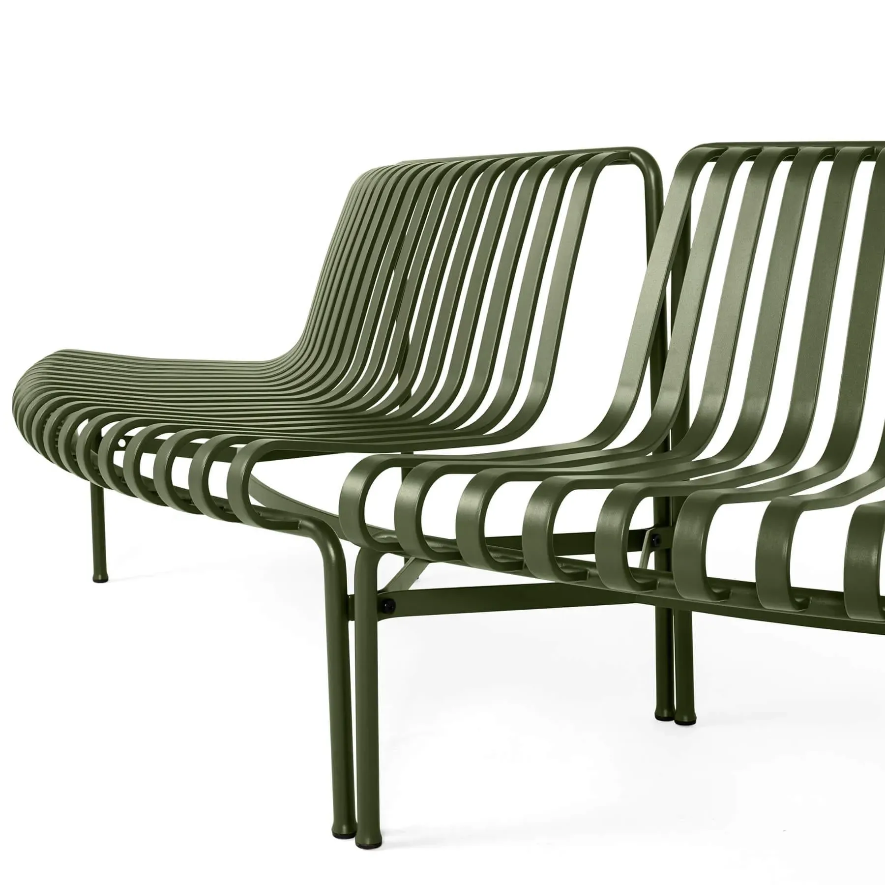 Palissade Park Dining Bench Out Out - Iron Red