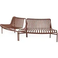 Palissade Park Dining Bench Out Out - Iron Red