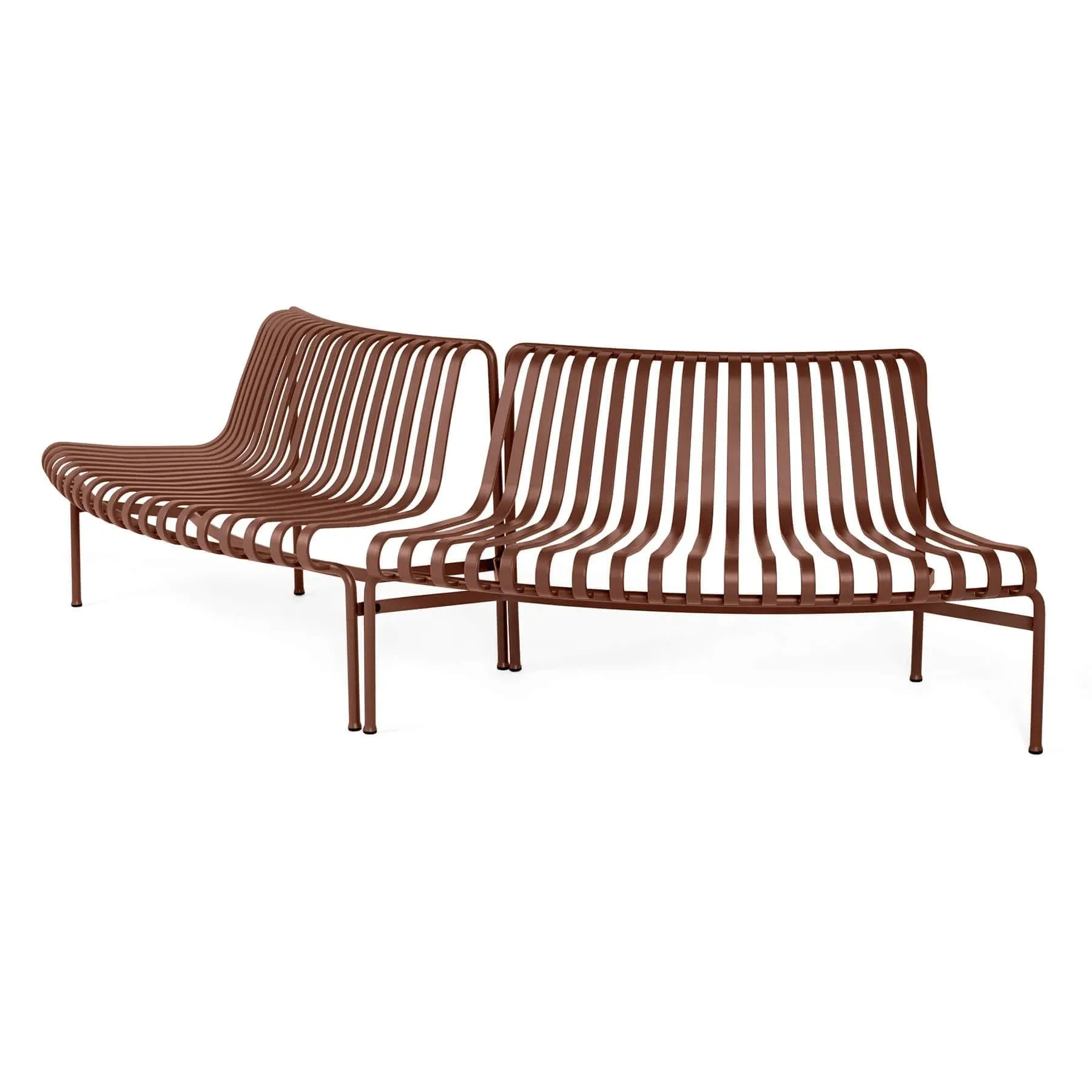 Palissade Park Dining Bench Out Out - Iron Red