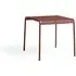 Palissade Small Dining Table - Iron Red, Steel