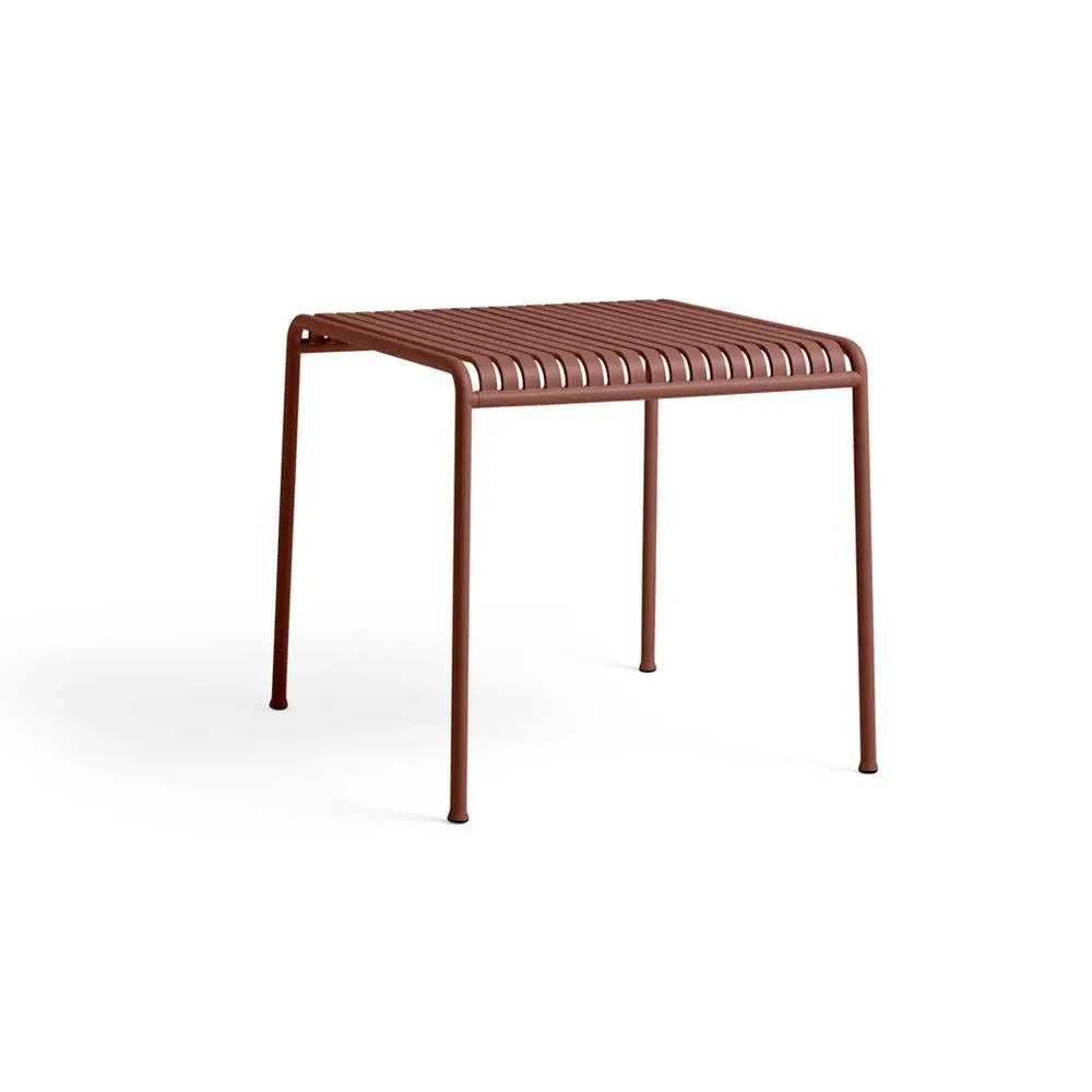 Palissade Small Dining Table - Iron Red, Steel