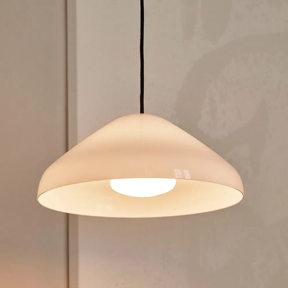 Pao Pendant Light - Opal White, Glass