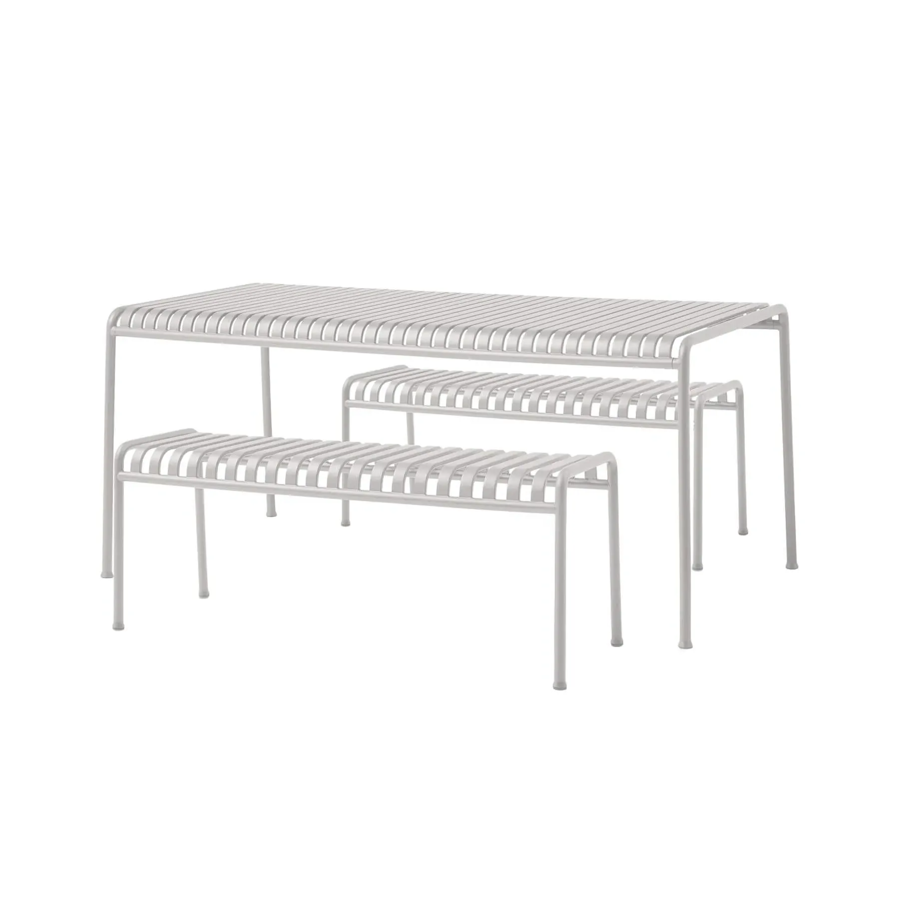 Picnic Set with Benches - Anthracite