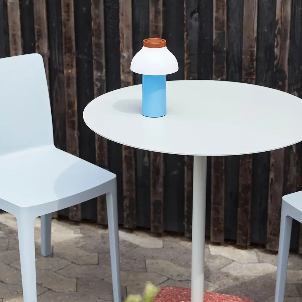 Portable Rechargeable Lamp - Blue, Plastic