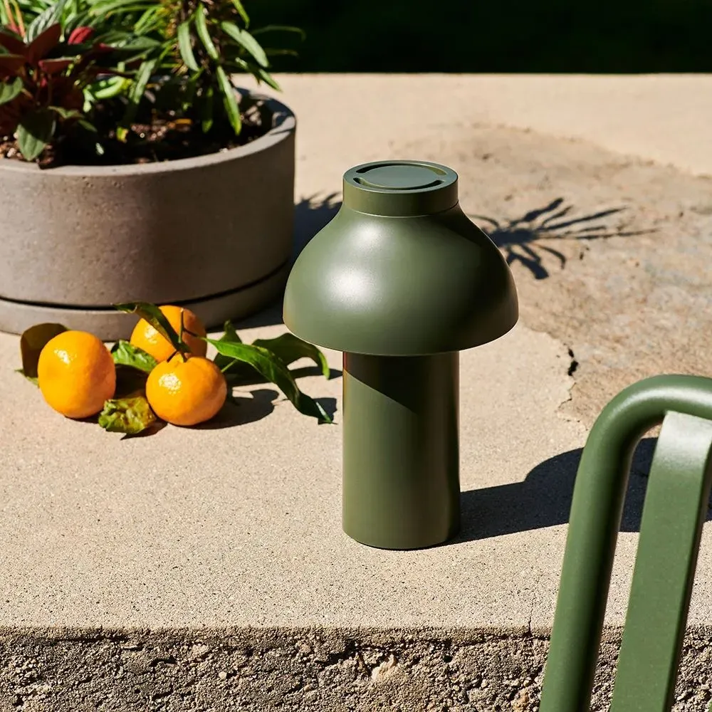 Portable Rechargeable Lamp - Green, Plastic