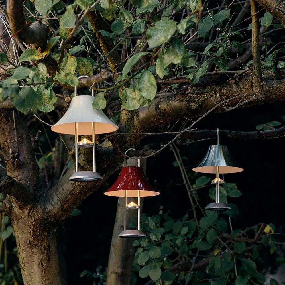 Portable Rechargeable Lamp with Hook - Red