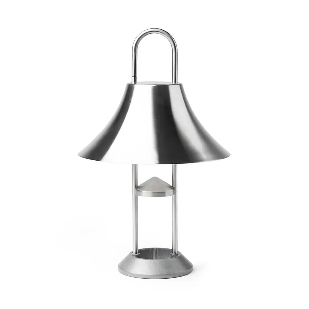 Portable Rechargeable Lamp with Hook - Steel