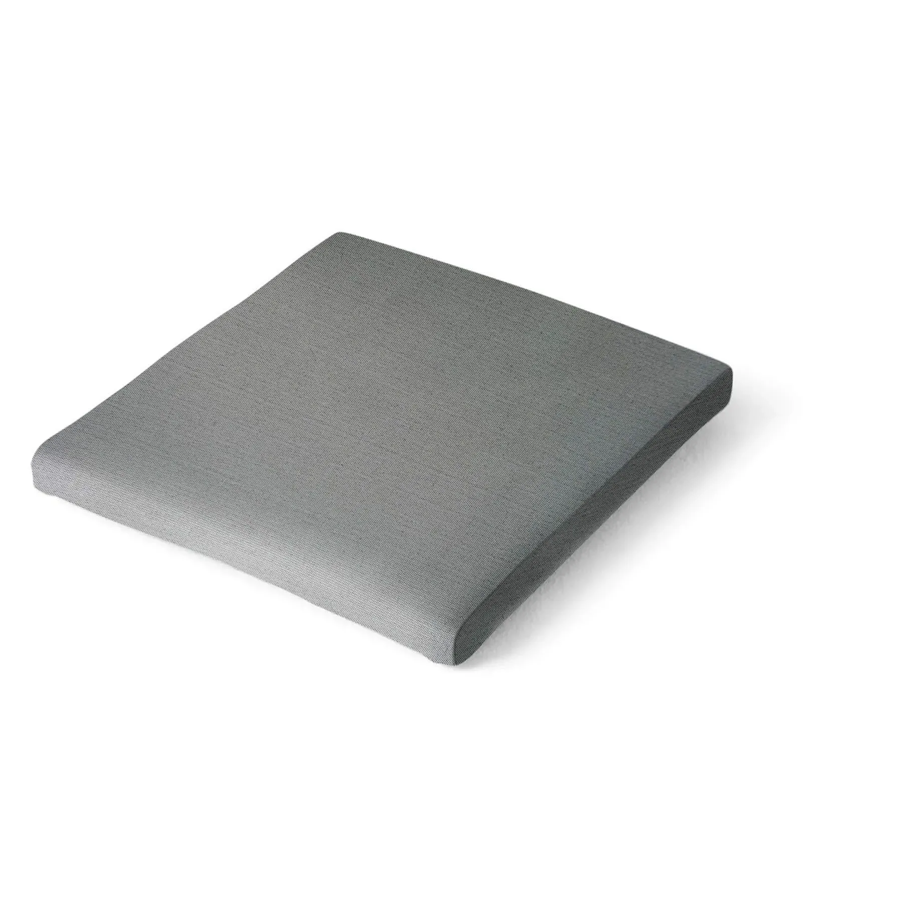 Rectangular Chair Cushion with Anti-Slip - Silver