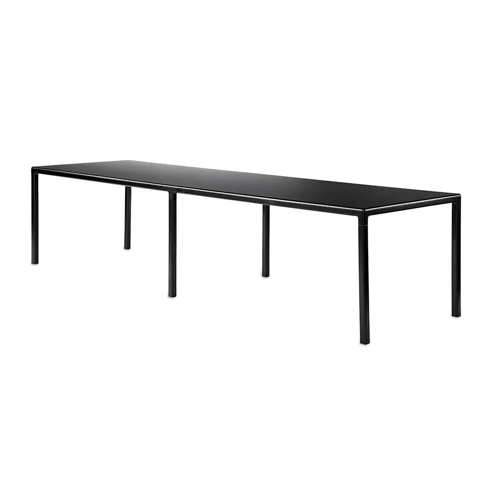 Rectangular Dining Table - Black, Linoleum