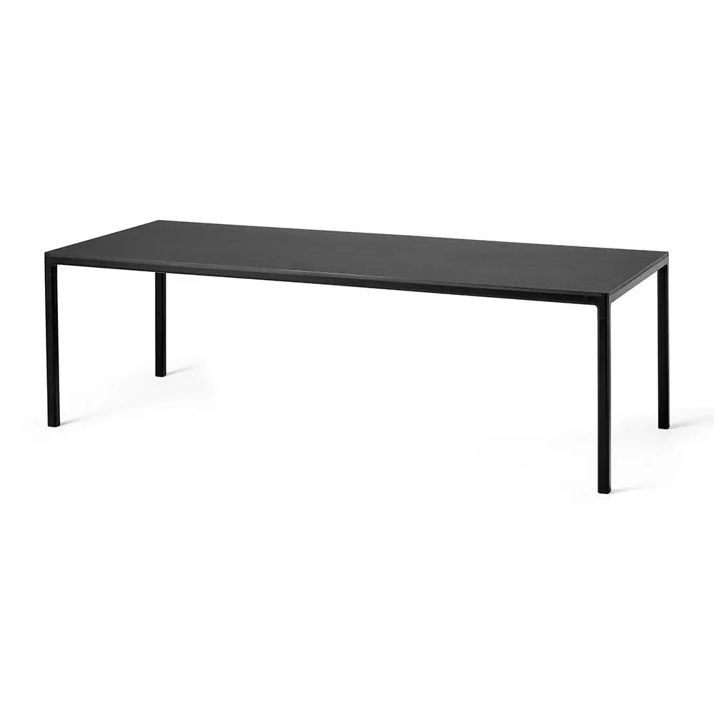 Rectangular Dining Table - Black, Linoleum