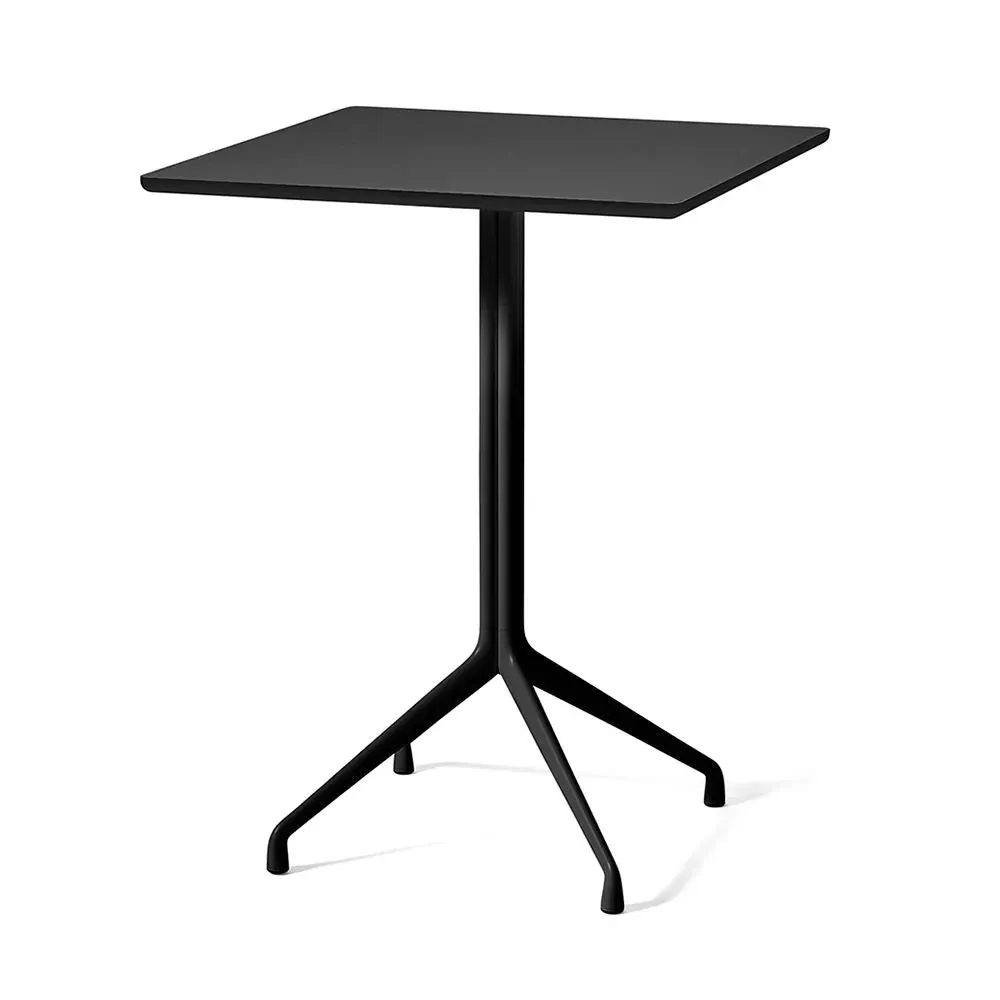 Rectangular High Table - Black, Linoleum
