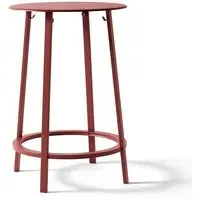 Revolver Side Table - Red