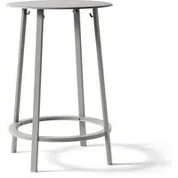 Revolver Side Table - Sky Grey, Steel